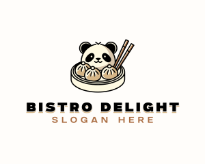 Dimsum Panda Restaurant logo design