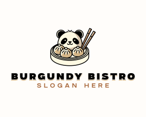 Dimsum Panda Restaurant logo design