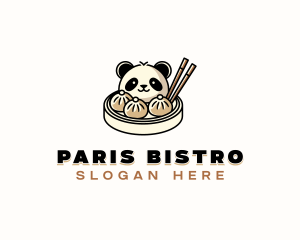 Dimsum Panda Restaurant logo design