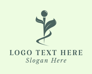 Treatment - Needle Therapy Acupuncture logo design