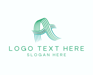 Advertising - Modern Professional Wave Letter A logo design