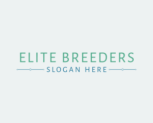 Elegant Minimalist Business logo design