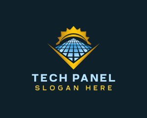 Panel - Natural Solar Power logo design