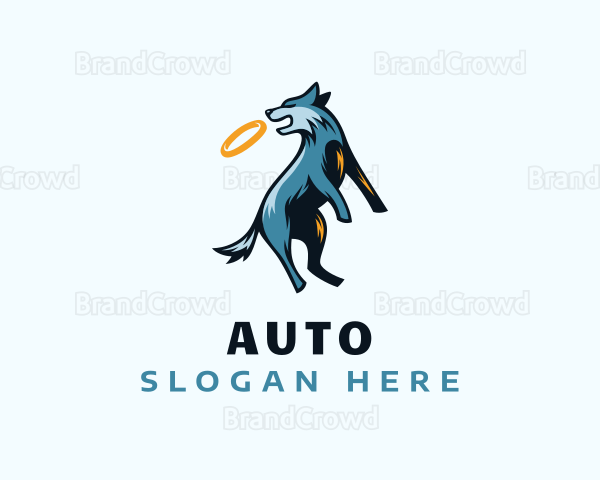 Dog Hoop Fetch Logo