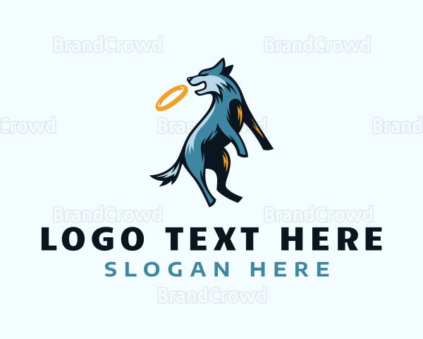 Dog Hoop Fetch Logo