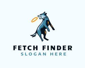 Fetch - Dog Hoop Fetch logo design