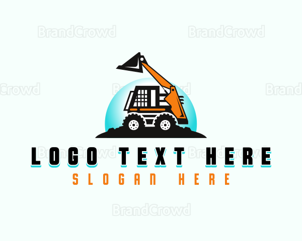 Skid Loader Contractor Logo