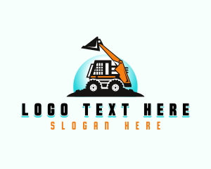 Builder - Skid Loader Contractor logo design