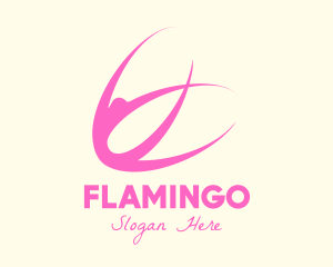 Dance Studio - Pink Yoga Fitness Instructor logo design