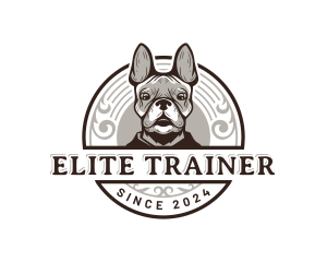 Dog Boston Terrier logo design