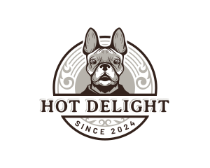 Dog Boston Terrier logo design