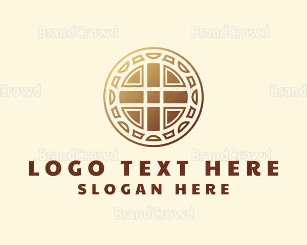 Elegant Circle Cross Logo