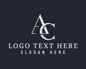 Letter Ac - Professional Modern Media logo design