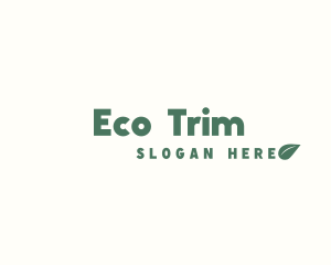 Healthy Eco Leaf logo design