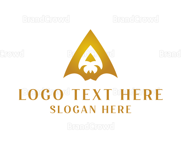 Ornate Elegant Arrowhead Logo