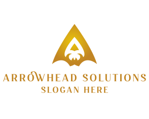 Ornate Elegant Arrowhead logo design