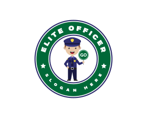 Officer - Police Traffic Enforcer logo design