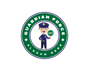 Police - Police Traffic Enforcer logo design