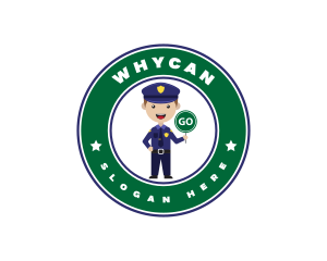 Taser - Police Traffic Enforcer logo design