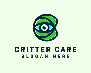 Eye Care Letter C logo design