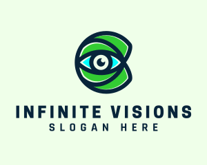 Visionary - Eye Care Letter C logo design