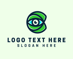 Health - Eye Care Letter C logo design