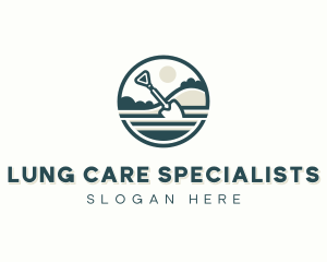 Shovel Yard Digging logo design