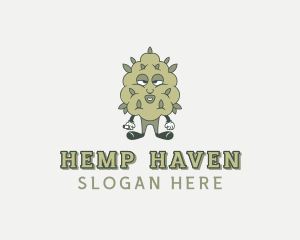 Cannabis Marijuana Weed logo design