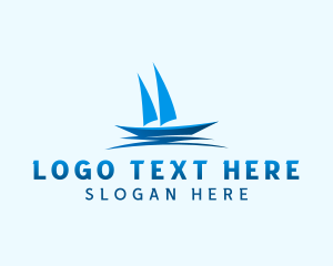 Cruise - Sailing Sailboat Cruise logo design