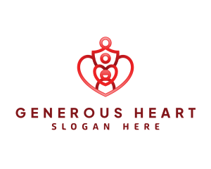 Family Heart Parenting logo design