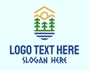 Mountain Forest River Logo