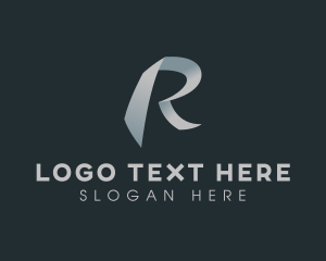 Initial - Gradient Advertising Letter R logo design