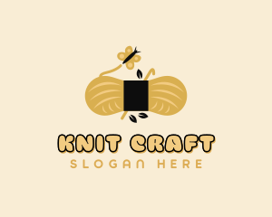 Yarn Crochet Knitting logo design