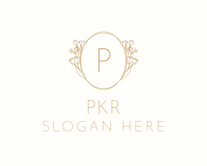 Floral Wreath Events Place Logo