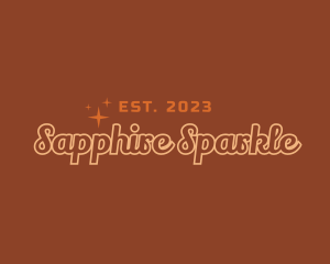 Retro Sparkle Company  logo design