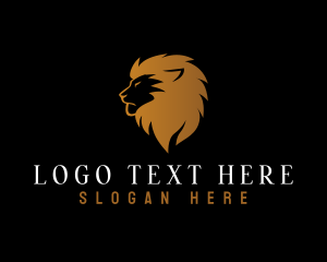 Feline - Elegant Lion Business logo design