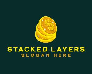 Money Dollar Coin logo design