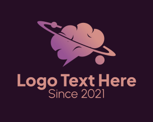 Thought Bubble - Brain Psychologist Chat logo design