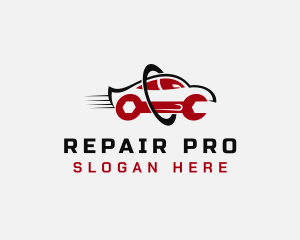 Wrench Vehicle Repair logo design