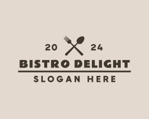 Cutlery Restaurant Bistro logo design