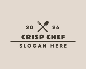 Cutlery Restaurant Bistro logo design