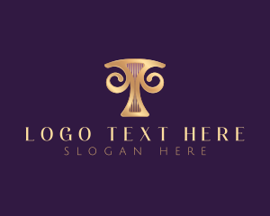 Letter T - Luxury Boutique Pawnshop logo design