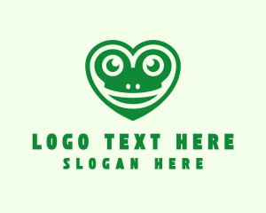 Avatar - Green Frog Heart logo design