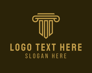 Structure - Architecture Pillar Column logo design