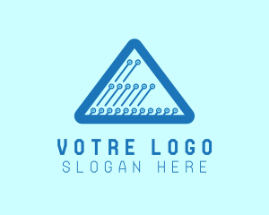 Blue Triangle Circuit Logo
