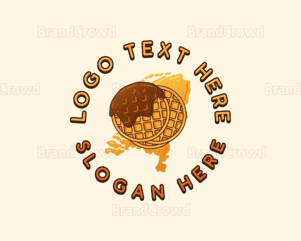 Netherlands Waffle Stroopwafel Logo