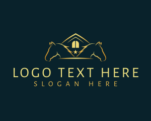 Stable - Equine Horse Stable logo design