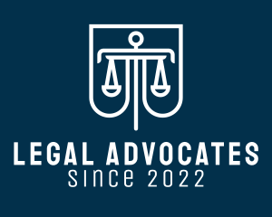 Legal Service Scale  logo design