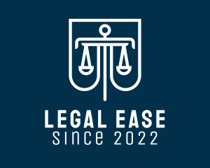 Legal Service Scale  logo design