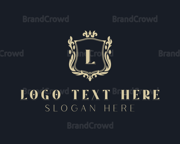 Royal Crown Wreath Logo